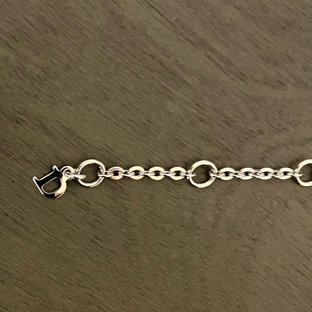 Authentic Dior Silver Charm Bracelet with dust bag pouch - Picture 6 of 11